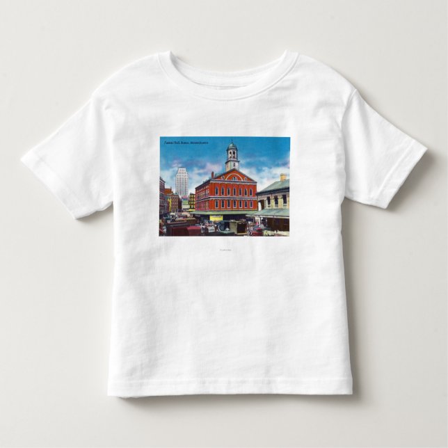 Camiseta Infantil Opinião exterior Faneuil Salão (Frente)