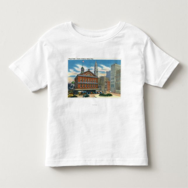 Camiseta Infantil Opinião exterior Faneuil Salão # 2 (Frente)