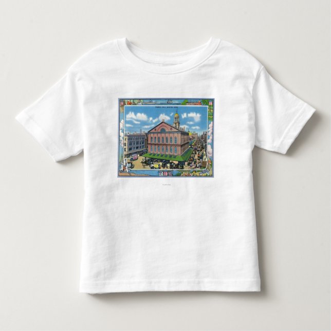 Camiseta Infantil Opinião exterior Faneuil Salão # 3 (Frente)