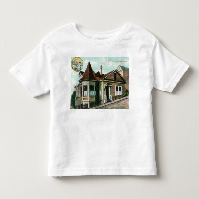 Camiseta Infantil Opinião exterior MansionSitka executivo, AK (Frente)