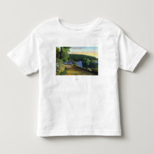 Camiseta Infantil Opinião marinha da movimentação da costa norte