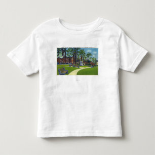 Camiseta Infantil Opinião memorável do monumento do parque de Sewa