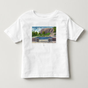 Camiseta Infantil Opinião municipal da piscina da rocha Rimmon