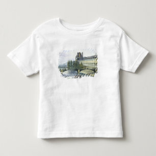 Camiseta Infantil Opinião o Pavillon de Flore do Louvre