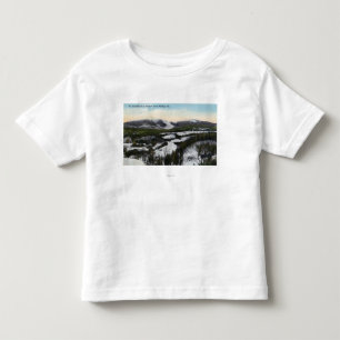 Camiseta Infantil Opinião o Saddleback da montagem no inverno