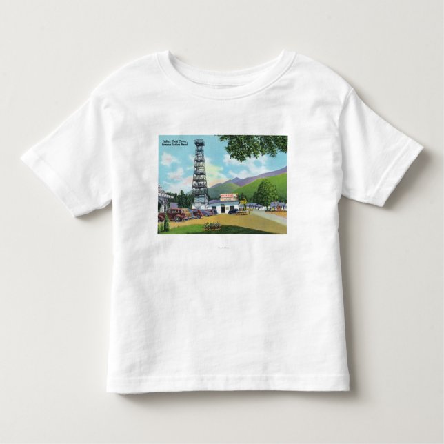 Camiseta Infantil Opinião principal indiana da torre da cabeça e do (Frente)