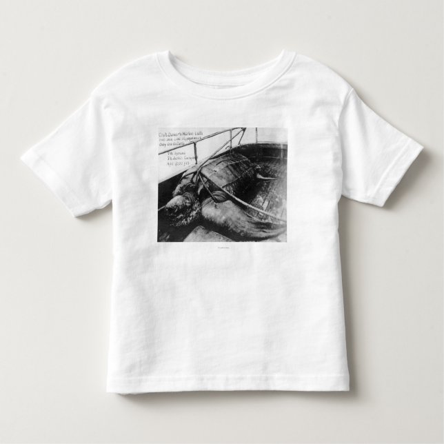 Camiseta Infantil Opinião uma tartaruga de mar gigante no captiveiro (Frente)