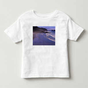 Camiseta Infantil OR, Costa do Oregon, Ecola SP, Indian Beach com