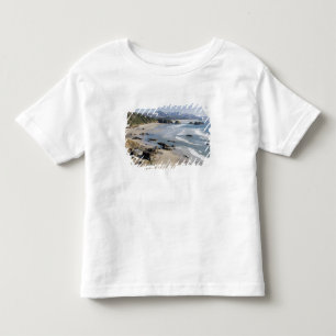 Camiseta Infantil OR, Costa do Oregon, Parque Estadual Ecola, Cresce