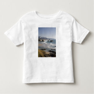 Camiseta Infantil OR, Oregon Coast, Ecola State Park, vista de