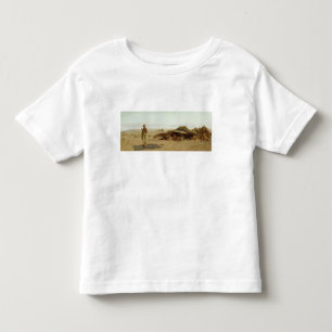 Camiseta Infantil Oração vespertina no oeste, 1872