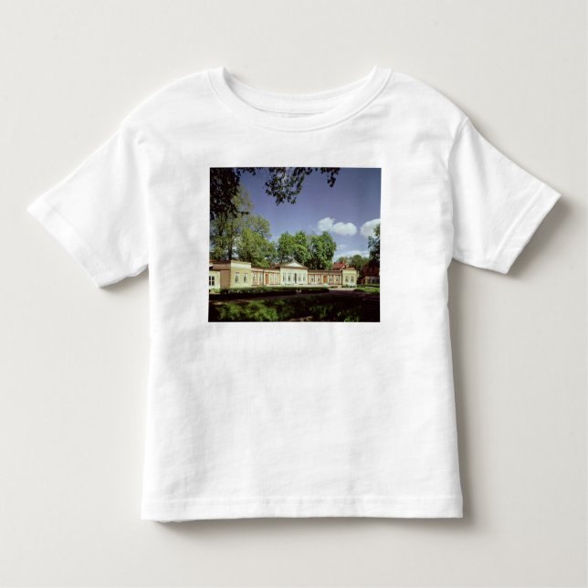Camiseta Infantil Orangery dos jardins botânicos (Frente)