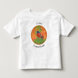 Camiseta Infantil Orchard Oriole Songbird Pintura Original