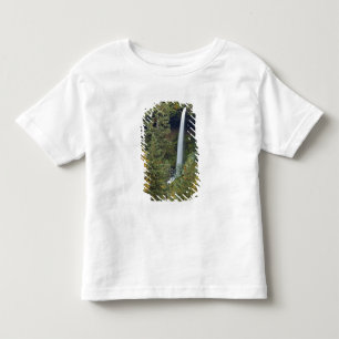 Camiseta Infantil Oregon, Parque Estadual Silver Falls, North Falls