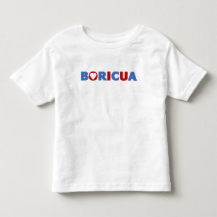 Camiseta Infantil Orgulho Boricua Puerto Rican