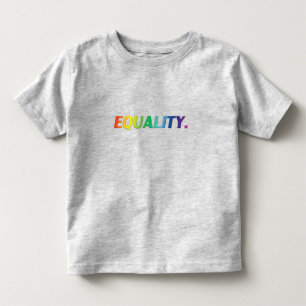 Camiseta Infantil Orgulho de igualdade lgbtq lgbt gay arco-íris que