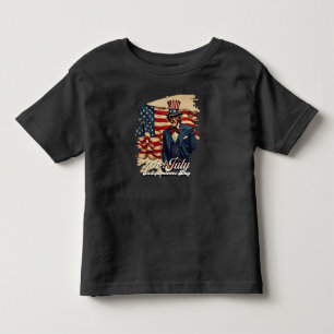 Camiseta Infantil Orgulhosa Alma de 4 de julho