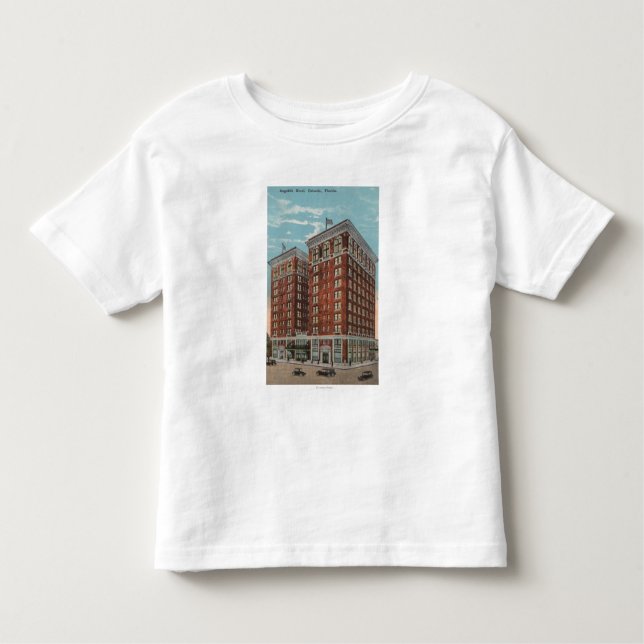 Camiseta Infantil Orlando, Florida - vista exterior de Angebilt (Frente)