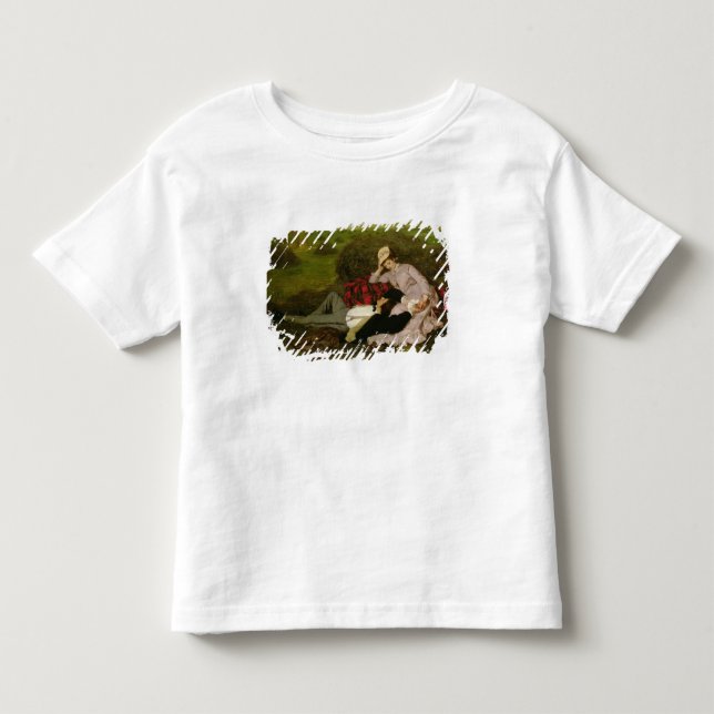 Camiseta Infantil Os amantes, 1870 (Frente)