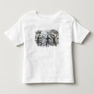 Camiseta Infantil Os amotinadores de Sacheverell destroem a parte de
