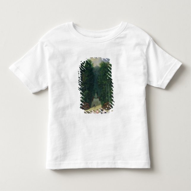 Camiseta Infantil Os bosques de Versalhes (Frente)