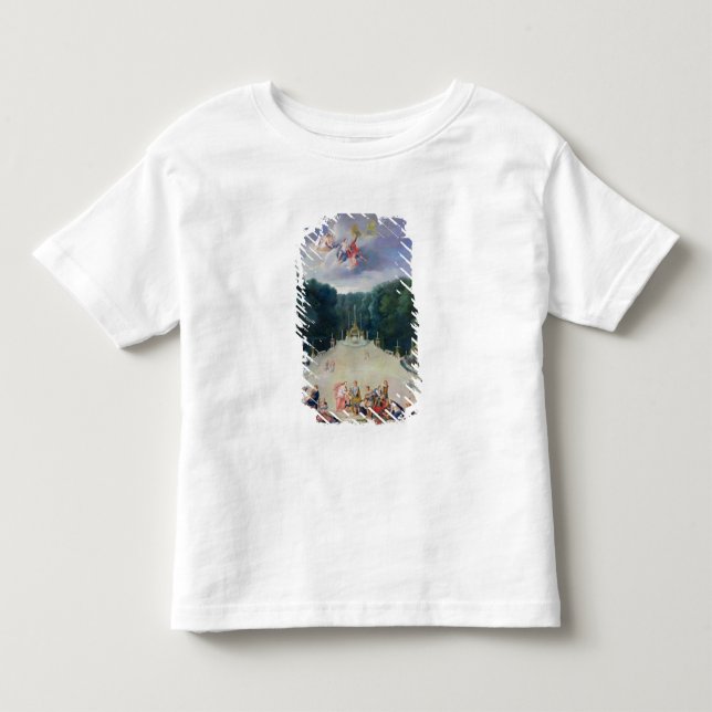 Camiseta Infantil Os bosques de Versalhes (Frente)