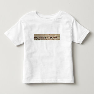 Camiseta Infantil Os cavaleiros do duque William chegam para fazer a