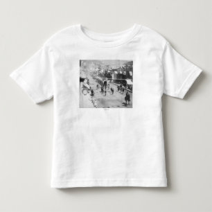 Camiseta Infantil Os cidadãos da palha comemoram a conclusão de