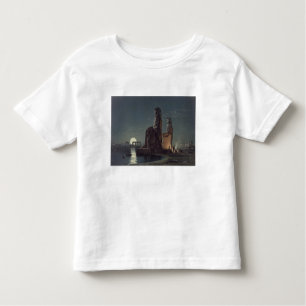 Camiseta Infantil Os Colossi de Memnon, Thebes, um de 24 illustrat