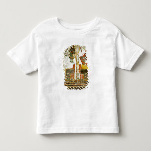 Camiseta Infantil Os deuses Osiris e Atum, do túmulo de