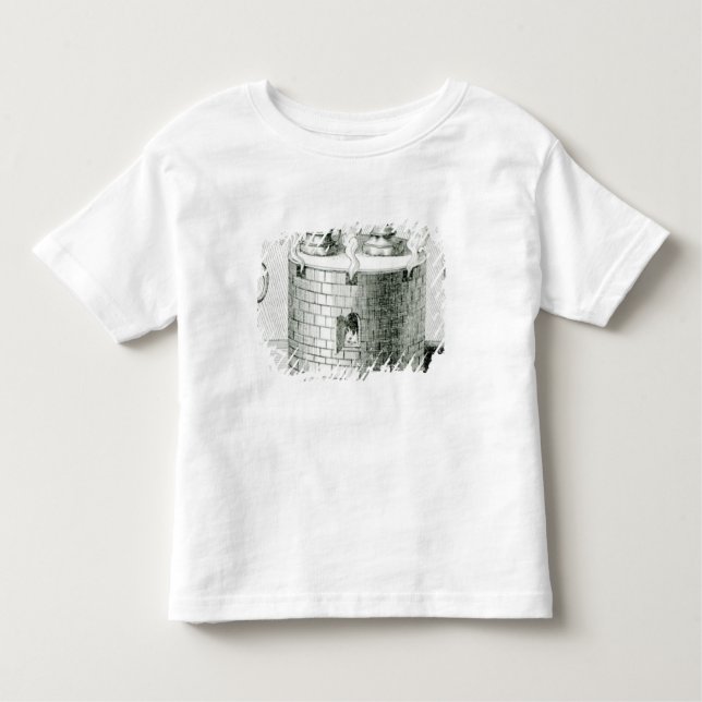 Camiseta Infantil Os dispositivos para manter a água e a comida (Frente)