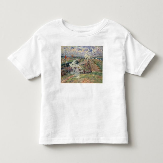 Camiseta Infantil Os dois trens (Frente)