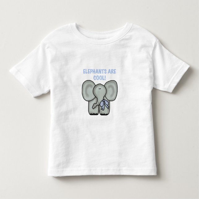 Camiseta Infantil Os elefantes são legal (Frente)
