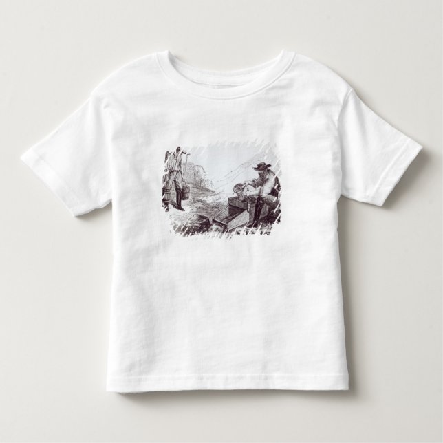 Camiseta Infantil Os escavadores Dourados australianos (Frente)