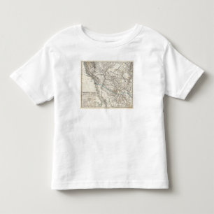 Camiseta Infantil Os Estados Unidos da América ocidentais