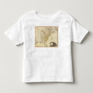 Camiseta Infantil Os Estados Unidos do mapa do atlas de America do