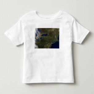 Camiseta Infantil Os Estados Unidos do nordeste