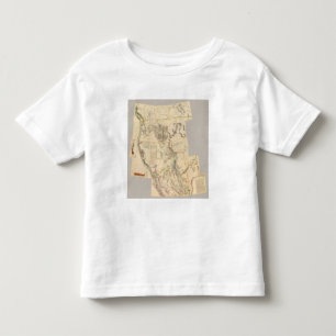Camiseta Infantil Os Estados Unidos ocidentais compostos