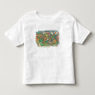 Camiseta Infantil Os êxodos 17 8-15 Aaron e Hur apoiam as mãos de