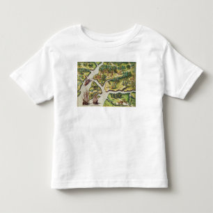 Camiseta Infantil Os franceses chegam no porto real
