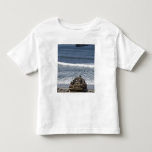 Camiseta Infantil Os fuzileiros navais antecipam a chegada