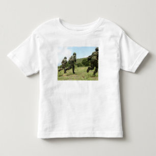 Camiseta Infantil Os fuzileiros navais tailandeses reais apressam-se