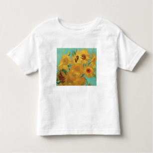 Camiseta Infantil Os girassóis de Van Gogh