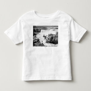 Camiseta Infantil Os homens que pescam em Celilo caem fotografia