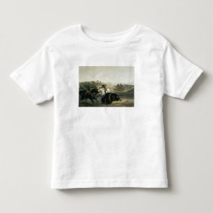 Camiseta Infantil Os indianos que caçam o bisonte, chapeiam 31 do