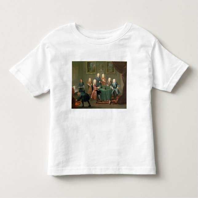 Camiseta Infantil Os Irmãos Clarke com Outros Cavalheiros Tomando Wi (Frente)