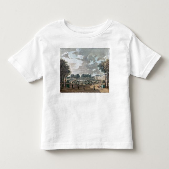 Camiseta Infantil Os jardins de Luxembourg (Frente)