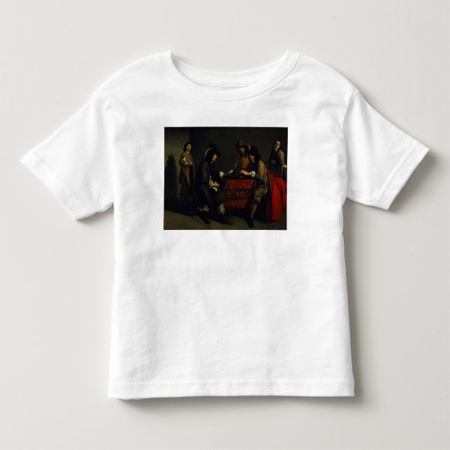 Camiseta Infantil Os jogadores da gamão (Frente)