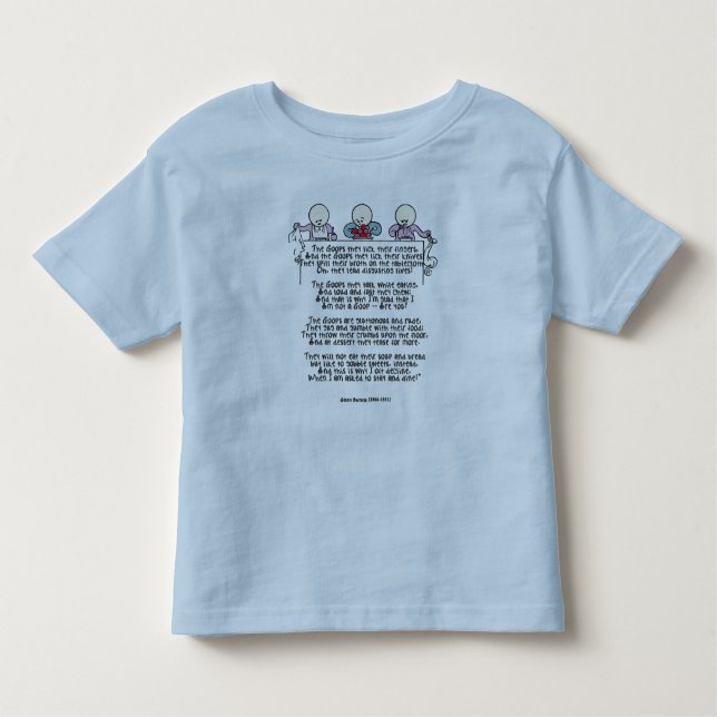 Camiseta Infantil Os lodos lambem seus dedos (Frente)