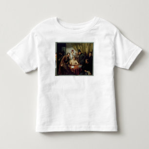 Camiseta Infantil Os membros do clube do artista de Hamburgo, 1840 2